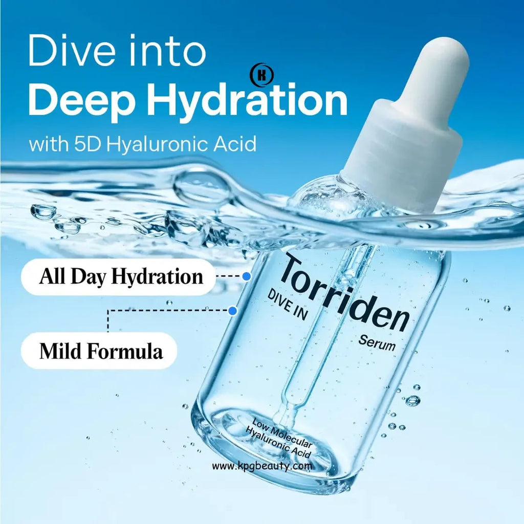 Torriden DIVE IN Hyaluronic Acid Serum – Deep Hydration & Radiance Boost KPG BeautyTorriden